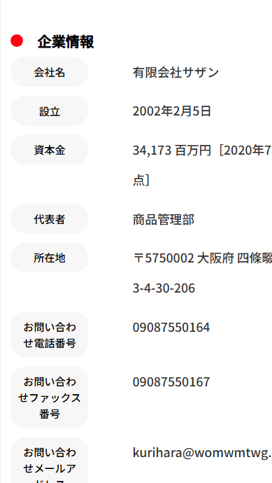 有限会社サザン